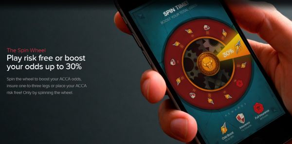 BetBull spin wheel