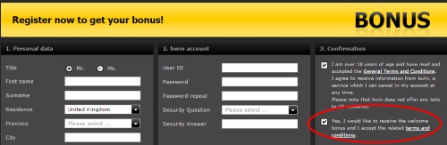 Bwin screenshot