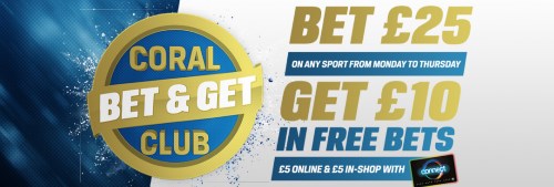 Coral Bet and Get Club details